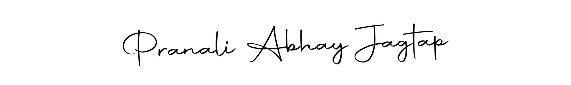 Autography-DOLnW is a professional signature style that is perfect for those who want to add a touch of class to their signature. It is also a great choice for those who want to make their signature more unique. Get Pranali Abhay Jagtap name to fancy signature for free. Pranali Abhay Jagtap signature style 10 images and pictures png