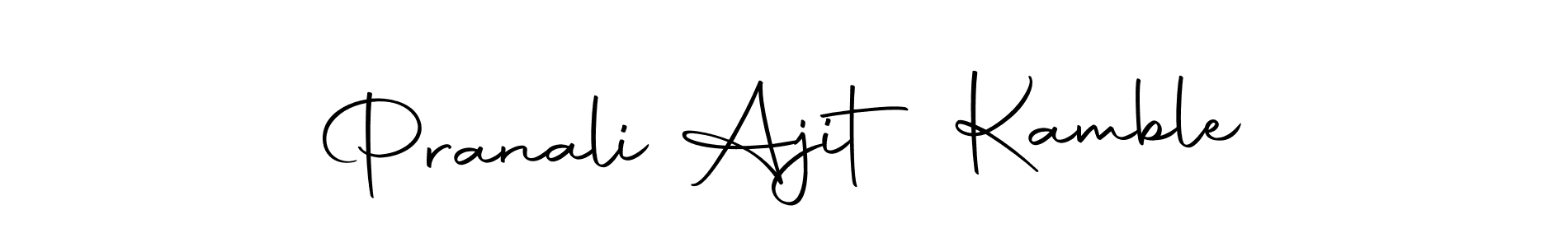 You should practise on your own different ways (Autography-DOLnW) to write your name (Pranali Ajit Kamble) in signature. don't let someone else do it for you. Pranali Ajit Kamble signature style 10 images and pictures png