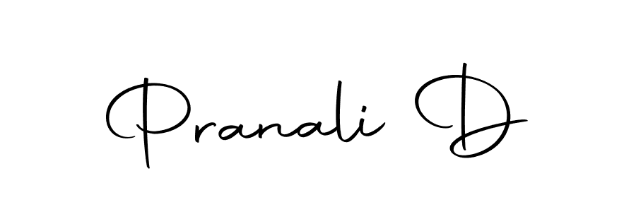 It looks lik you need a new signature style for name Pranali D. Design unique handwritten (Autography-DOLnW) signature with our free signature maker in just a few clicks. Pranali D signature style 10 images and pictures png