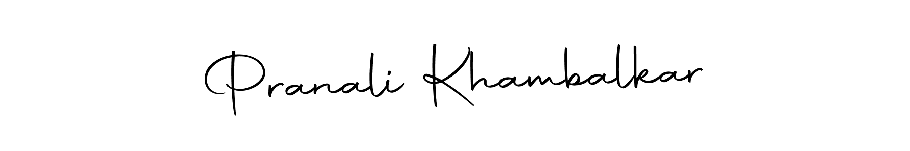 Use a signature maker to create a handwritten signature online. With this signature software, you can design (Autography-DOLnW) your own signature for name Pranali Khambalkar. Pranali Khambalkar signature style 10 images and pictures png