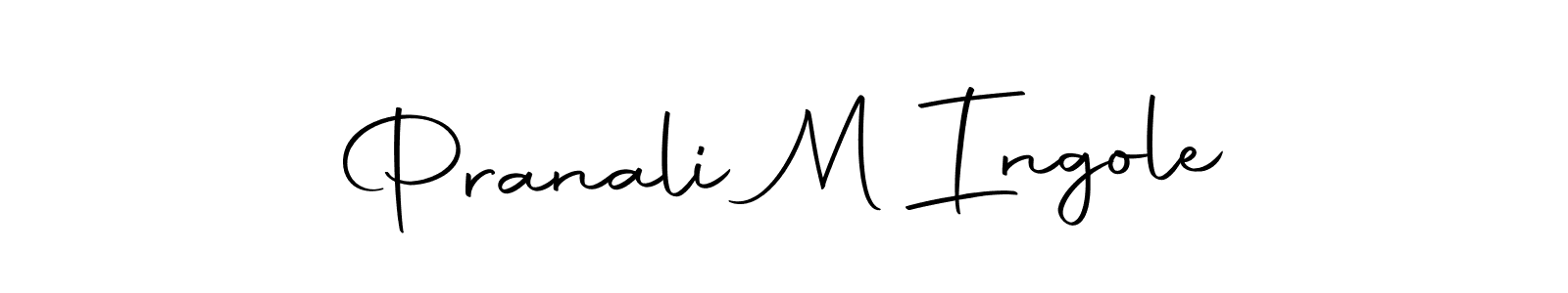Also You can easily find your signature by using the search form. We will create Pranali M Ingole name handwritten signature images for you free of cost using Autography-DOLnW sign style. Pranali M Ingole signature style 10 images and pictures png