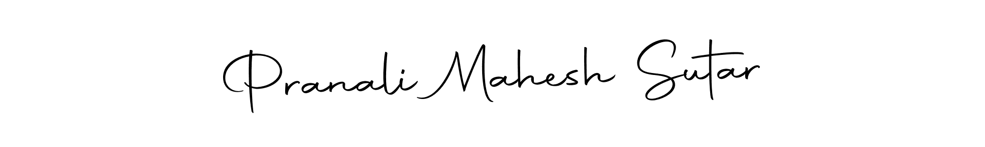 Use a signature maker to create a handwritten signature online. With this signature software, you can design (Autography-DOLnW) your own signature for name Pranali Mahesh Sutar. Pranali Mahesh Sutar signature style 10 images and pictures png