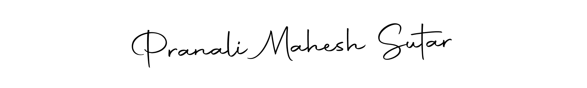 Use a signature maker to create a handwritten signature online. With this signature software, you can design (Autography-DOLnW) your own signature for name Pranali Mahesh Sutar. Pranali Mahesh Sutar signature style 10 images and pictures png