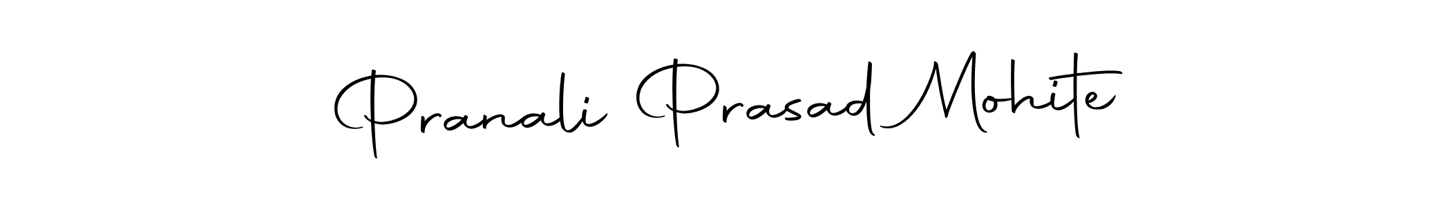 Create a beautiful signature design for name Pranali Prasad Mohite. With this signature (Autography-DOLnW) fonts, you can make a handwritten signature for free. Pranali Prasad Mohite signature style 10 images and pictures png