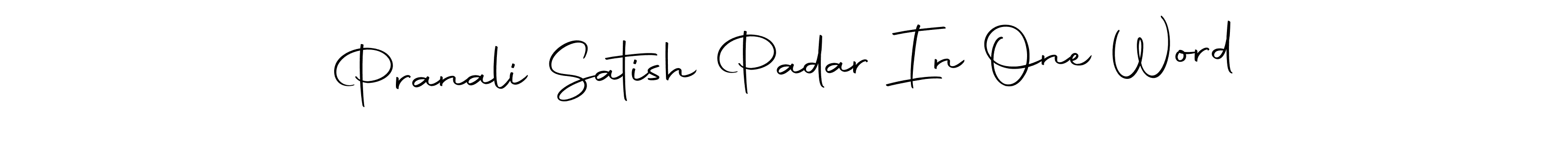 Also we have Pranali Satish Padar In One Word name is the best signature style. Create professional handwritten signature collection using Autography-DOLnW autograph style. Pranali Satish Padar In One Word signature style 10 images and pictures png