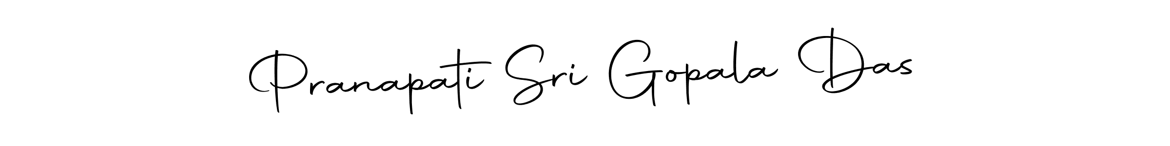 How to make Pranapati Sri Gopala Das signature? Autography-DOLnW is a professional autograph style. Create handwritten signature for Pranapati Sri Gopala Das name. Pranapati Sri Gopala Das signature style 10 images and pictures png