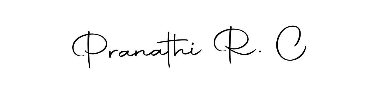 Here are the top 10 professional signature styles for the name Pranathi R. C. These are the best autograph styles you can use for your name. Pranathi R. C signature style 10 images and pictures png