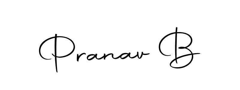 Make a beautiful signature design for name Pranav B. With this signature (Autography-DOLnW) style, you can create a handwritten signature for free. Pranav B signature style 10 images and pictures png