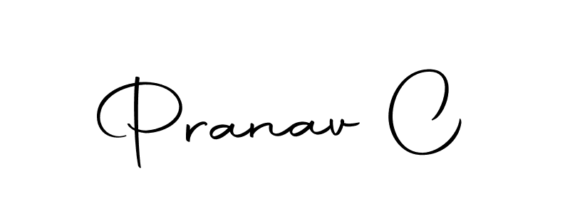 Here are the top 10 professional signature styles for the name Pranav C. These are the best autograph styles you can use for your name. Pranav C signature style 10 images and pictures png