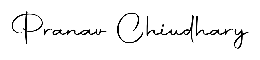 Express your personality with a custom Pranav Chiudhary signature crafted with Autography-DOLnW typography. Free transparent PNG download available. Pranav Chiudhary signature style 10 images and pictures png