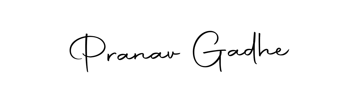 Design your own signature with our free online signature maker. With this signature software, you can create a handwritten (Autography-DOLnW) signature for name Pranav Gadhe. Pranav Gadhe signature style 10 images and pictures png