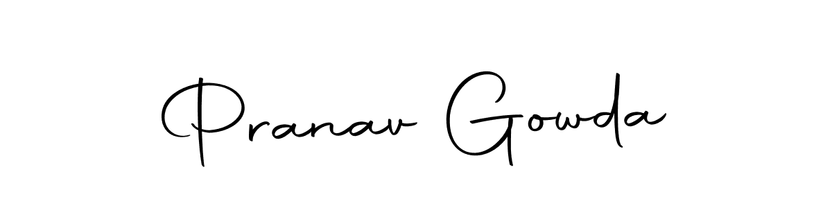 This is the best signature style for the Pranav Gowda name. Also you like these signature font (Autography-DOLnW). Mix name signature. Pranav Gowda signature style 10 images and pictures png