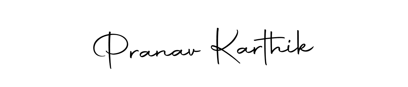 The best way (Autography-DOLnW) to make a short signature is to pick only two or three words in your name. The name Pranav Karthik include a total of six letters. For converting this name. Pranav Karthik signature style 10 images and pictures png
