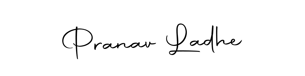 You can use this online signature creator to create a handwritten signature for the name Pranav Ladhe. This is the best online autograph maker. Pranav Ladhe signature style 10 images and pictures png