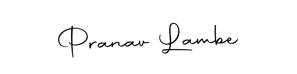 How to make Pranav Lambe signature? Autography-DOLnW is a professional autograph style. Create handwritten signature for Pranav Lambe name. Pranav Lambe signature style 10 images and pictures png