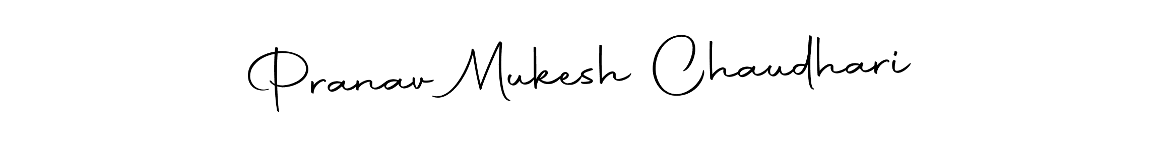 The best way (Autography-DOLnW) to make a short signature is to pick only two or three words in your name. The name Pranav Mukesh Chaudhari include a total of six letters. For converting this name. Pranav Mukesh Chaudhari signature style 10 images and pictures png