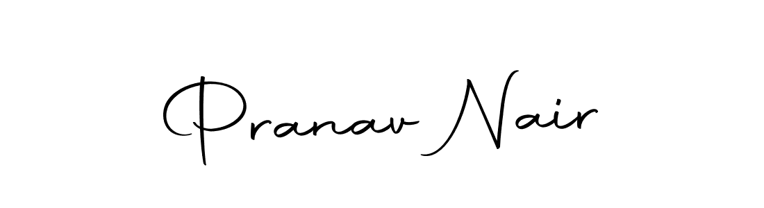 Design your own signature with our free online signature maker. With this signature software, you can create a handwritten (Autography-DOLnW) signature for name Pranav Nair. Pranav Nair signature style 10 images and pictures png