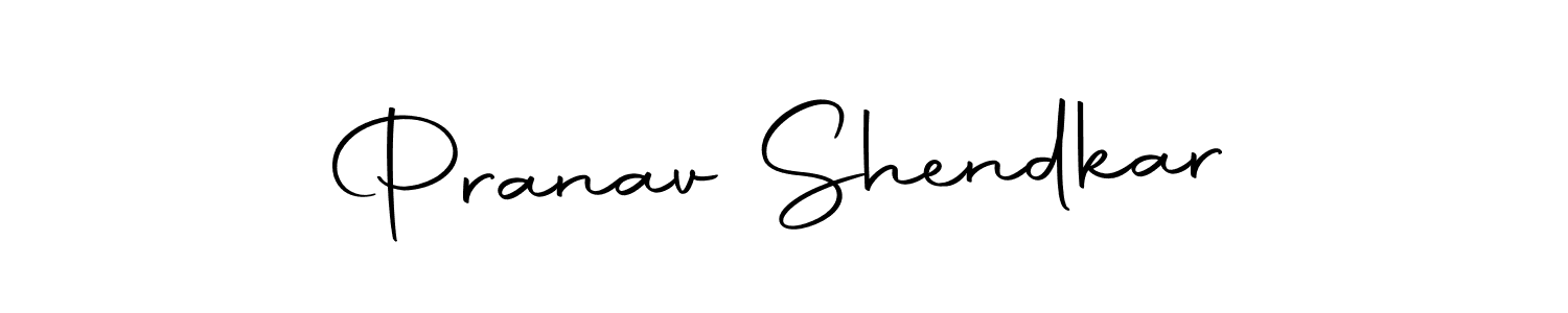 How to make Pranav Shendkar name signature. Use Autography-DOLnW style for creating short signs online. This is the latest handwritten sign. Pranav Shendkar signature style 10 images and pictures png
