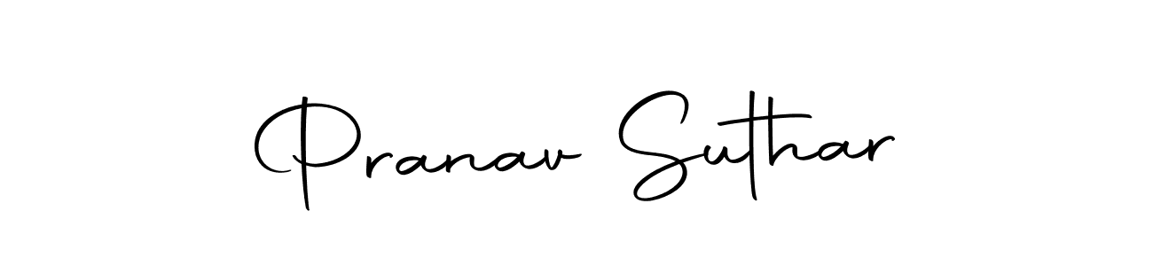 Make a beautiful signature design for name Pranav Suthar. With this signature (Autography-DOLnW) style, you can create a handwritten signature for free. Pranav Suthar signature style 10 images and pictures png