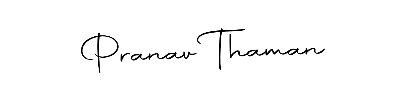 The best way (Autography-DOLnW) to make a short signature is to pick only two or three words in your name. The name Pranav Thaman include a total of six letters. For converting this name. Pranav Thaman signature style 10 images and pictures png