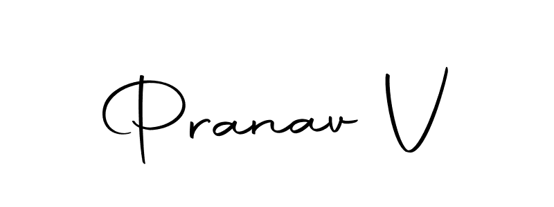 You should practise on your own different ways (Autography-DOLnW) to write your name (Pranav V) in signature. don't let someone else do it for you. Pranav V signature style 10 images and pictures png