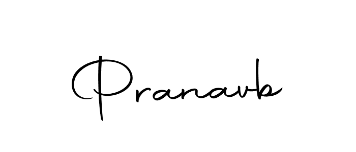Create a beautiful signature design for name Pranavb. With this signature (Autography-DOLnW) fonts, you can make a handwritten signature for free. Pranavb signature style 10 images and pictures png