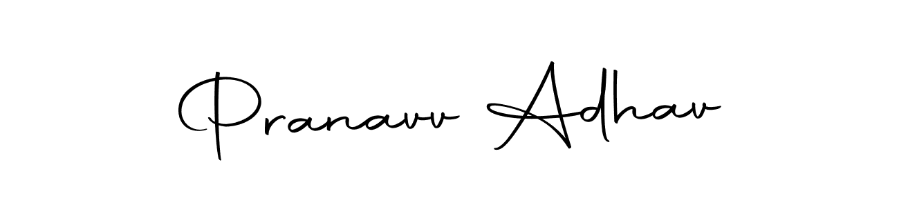 Make a beautiful signature design for name Pranavv Adhav. With this signature (Autography-DOLnW) style, you can create a handwritten signature for free. Pranavv Adhav signature style 10 images and pictures png