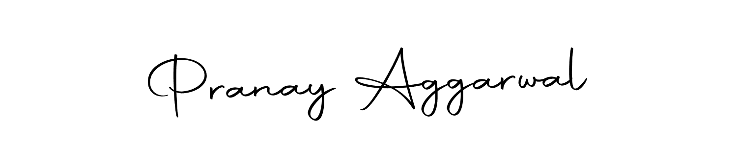 Design your own signature with our free online signature maker. With this signature software, you can create a handwritten (Autography-DOLnW) signature for name Pranay Aggarwal. Pranay Aggarwal signature style 10 images and pictures png