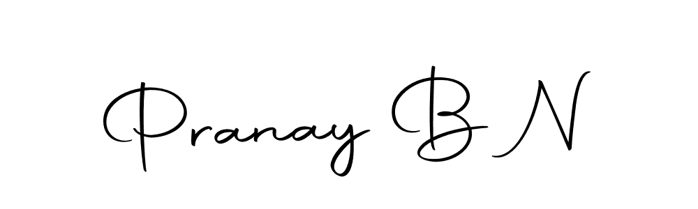 You should practise on your own different ways (Autography-DOLnW) to write your name (Pranay B N) in signature. don't let someone else do it for you. Pranay B N signature style 10 images and pictures png