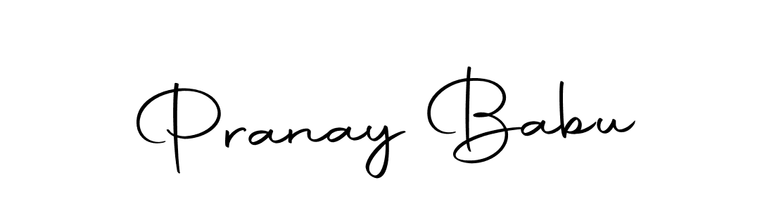 Use a signature maker to create a handwritten signature online. With this signature software, you can design (Autography-DOLnW) your own signature for name Pranay Babu. Pranay Babu signature style 10 images and pictures png