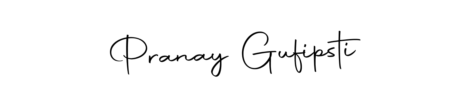 Create a beautiful signature design for name Pranay Gufipsti. With this signature (Autography-DOLnW) fonts, you can make a handwritten signature for free. Pranay Gufipsti signature style 10 images and pictures png