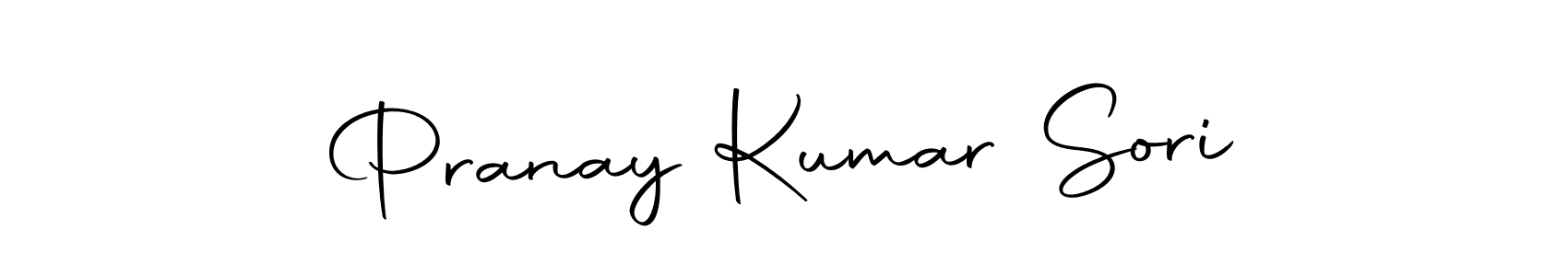 Design your own signature with our free online signature maker. With this signature software, you can create a handwritten (Autography-DOLnW) signature for name Pranay Kumar Sori. Pranay Kumar Sori signature style 10 images and pictures png