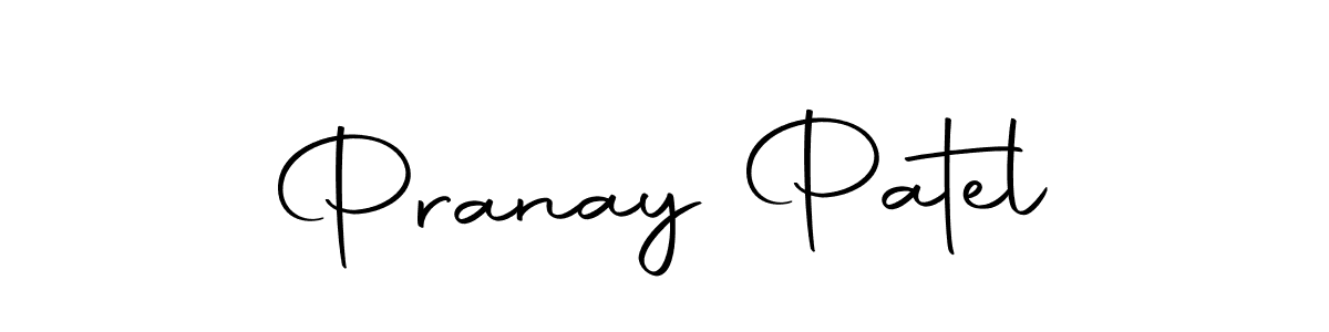 Make a beautiful signature design for name Pranay Patel. With this signature (Autography-DOLnW) style, you can create a handwritten signature for free. Pranay Patel signature style 10 images and pictures png