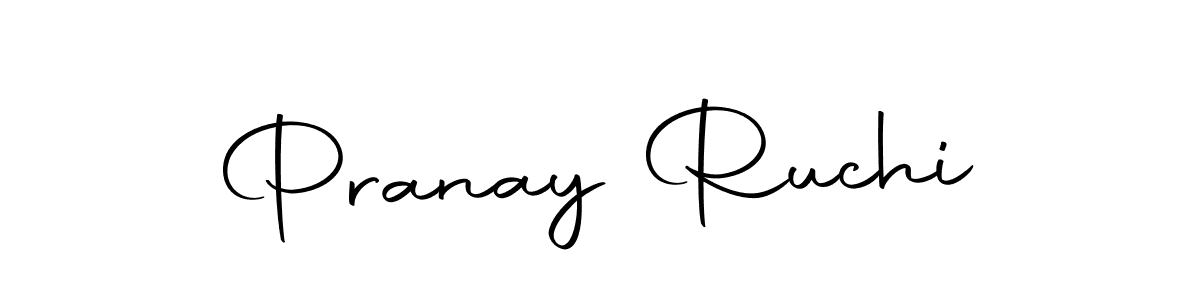 Use a signature maker to create a handwritten signature online. With this signature software, you can design (Autography-DOLnW) your own signature for name Pranay Ruchi. Pranay Ruchi signature style 10 images and pictures png