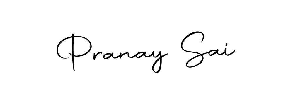 Pranay Sai stylish signature style. Best Handwritten Sign (Autography-DOLnW) for my name. Handwritten Signature Collection Ideas for my name Pranay Sai. Pranay Sai signature style 10 images and pictures png