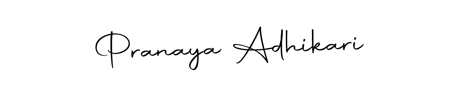 How to make Pranaya Adhikari signature? Autography-DOLnW is a professional autograph style. Create handwritten signature for Pranaya Adhikari name. Pranaya Adhikari signature style 10 images and pictures png