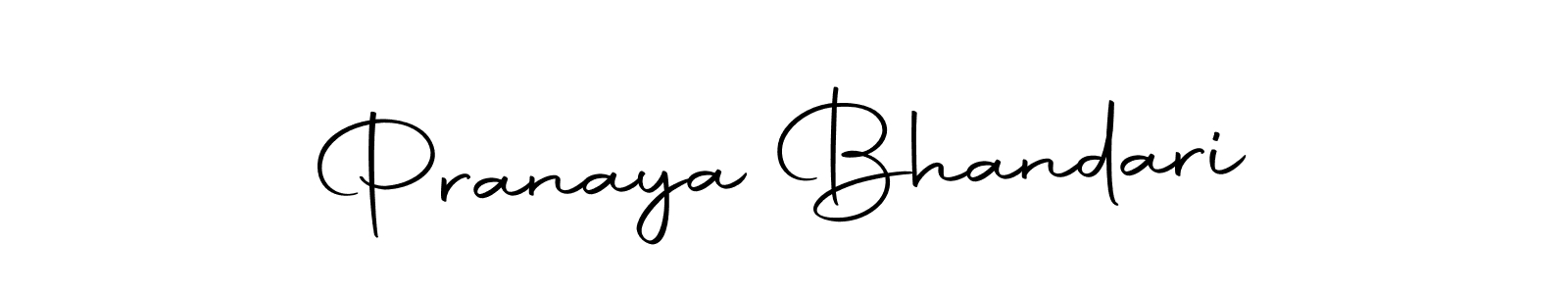 Use a signature maker to create a handwritten signature online. With this signature software, you can design (Autography-DOLnW) your own signature for name Pranaya Bhandari. Pranaya Bhandari signature style 10 images and pictures png