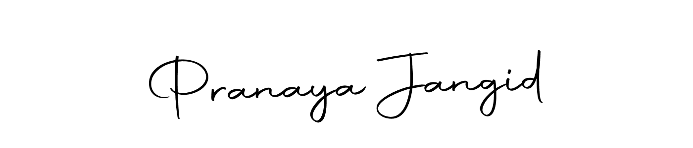 Create a beautiful signature design for name Pranaya Jangid. With this signature (Autography-DOLnW) fonts, you can make a handwritten signature for free. Pranaya Jangid signature style 10 images and pictures png