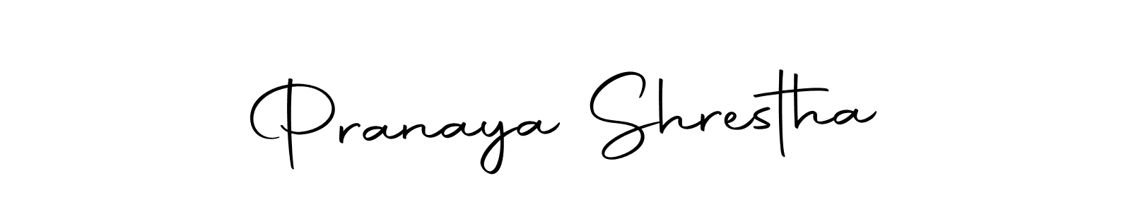 Use a signature maker to create a handwritten signature online. With this signature software, you can design (Autography-DOLnW) your own signature for name Pranaya Shrestha. Pranaya Shrestha signature style 10 images and pictures png