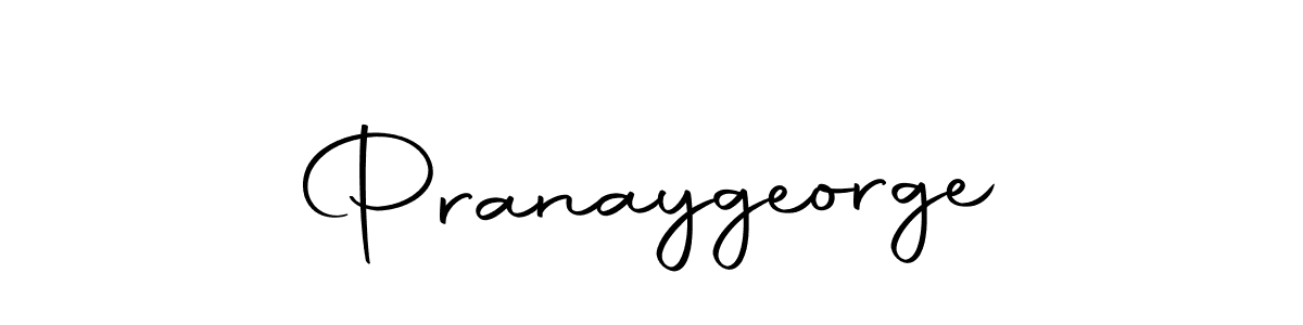 Pranaygeorge stylish signature style. Best Handwritten Sign (Autography-DOLnW) for my name. Handwritten Signature Collection Ideas for my name Pranaygeorge. Pranaygeorge signature style 10 images and pictures png