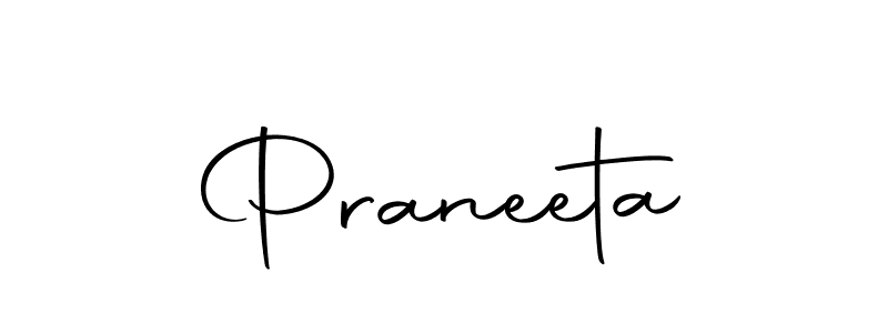 Create a beautiful signature design for name Praneeta. With this signature (Autography-DOLnW) fonts, you can make a handwritten signature for free. Praneeta signature style 10 images and pictures png