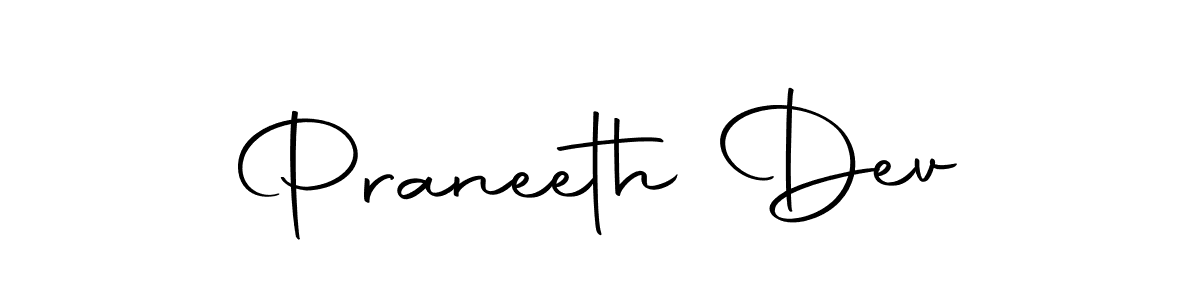 Design your own signature with our free online signature maker. With this signature software, you can create a handwritten (Autography-DOLnW) signature for name Praneeth Dev. Praneeth Dev signature style 10 images and pictures png