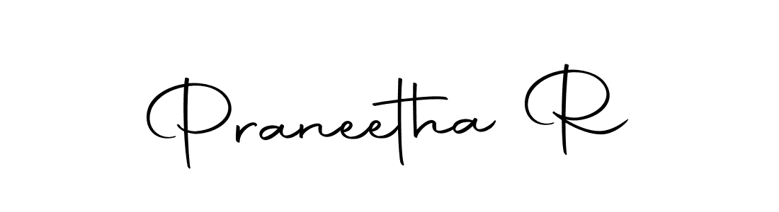 The best way (Autography-DOLnW) to make a short signature is to pick only two or three words in your name. The name Praneetha R include a total of six letters. For converting this name. Praneetha R signature style 10 images and pictures png