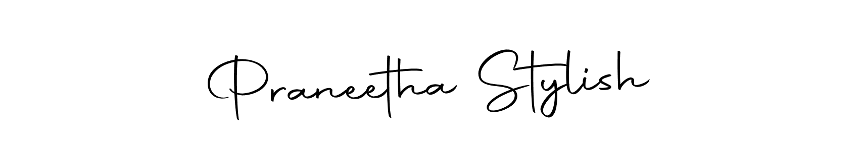 Create a beautiful signature design for name Praneetha Stylish. With this signature (Autography-DOLnW) fonts, you can make a handwritten signature for free. Praneetha Stylish signature style 10 images and pictures png