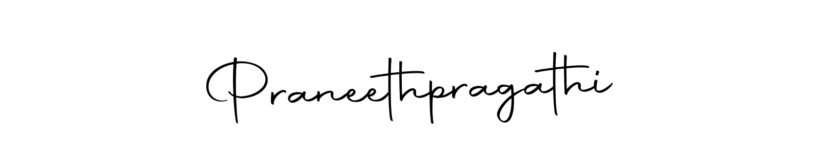 Use a signature maker to create a handwritten signature online. With this signature software, you can design (Autography-DOLnW) your own signature for name Praneethpragathi. Praneethpragathi signature style 10 images and pictures png