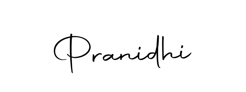 Use a signature maker to create a handwritten signature online. With this signature software, you can design (Autography-DOLnW) your own signature for name Pranidhi. Pranidhi signature style 10 images and pictures png