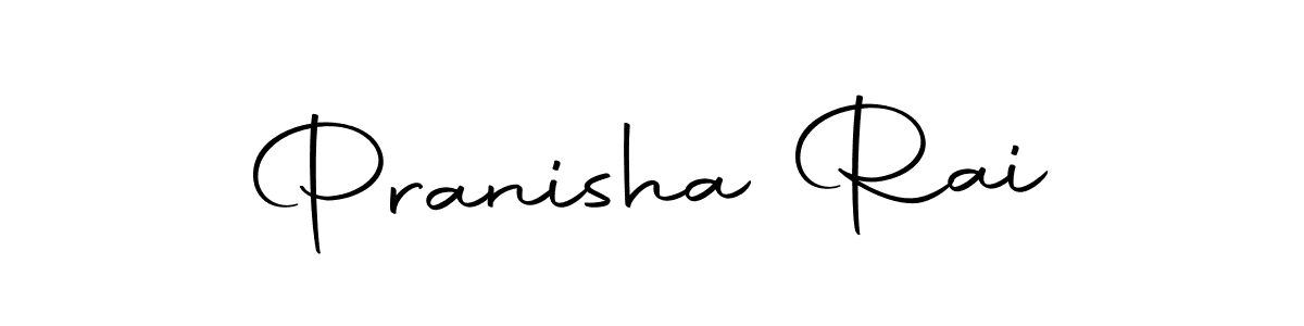 Create a beautiful signature design for name Pranisha Rai. With this signature (Autography-DOLnW) fonts, you can make a handwritten signature for free. Pranisha Rai signature style 10 images and pictures png