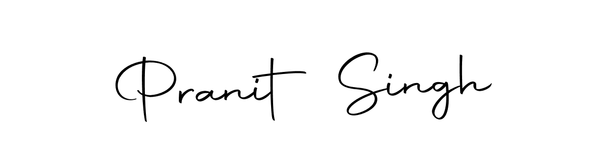 Design your own signature with our free online signature maker. With this signature software, you can create a handwritten (Autography-DOLnW) signature for name Pranit Singh. Pranit Singh signature style 10 images and pictures png