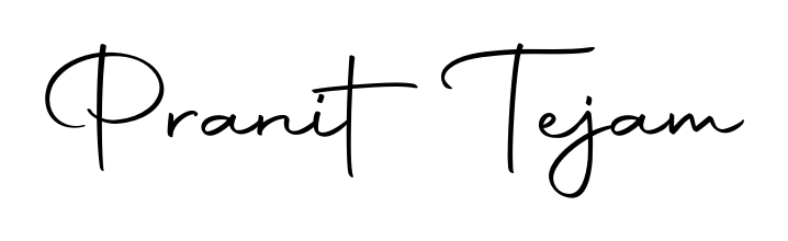 Turn your name Pranit Tejam into a signature brand with Autography-DOLnW styling. Download in standard PNG or transparent format anytime. Pranit Tejam signature style 10 images and pictures png