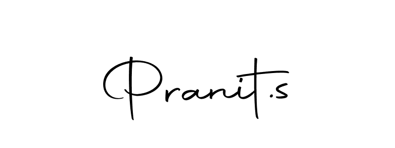 Make a beautiful signature design for name Pranit.s. Use this online signature maker to create a handwritten signature for free. Pranit.s signature style 10 images and pictures png